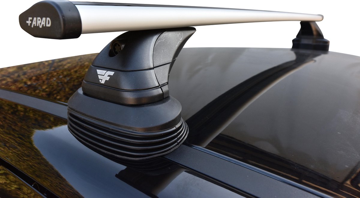 Farad Dakdragers - Mercedes A klasse (W177) 5 deurs vanaf 2018 - Glad dak met fixpoint - 100kg Laadvermogen - Aluminium - Wingbar