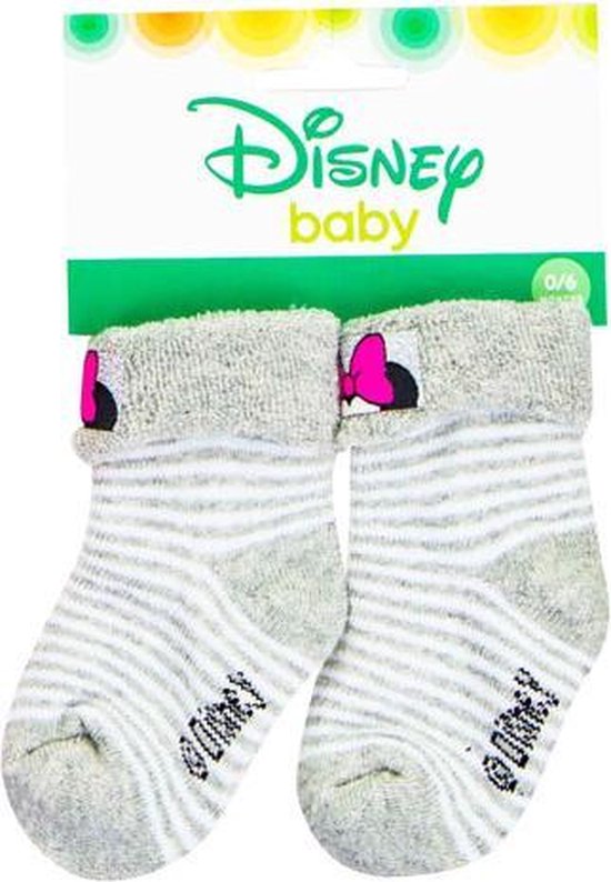 Disney Minnie - Baby sokjes - Badstof - 6 tot Mnd