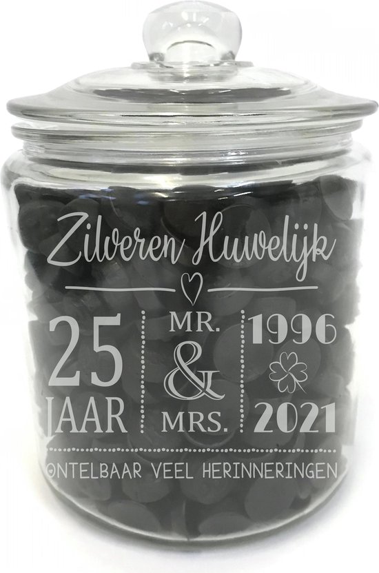 Analytisch beeld Minimaliseren Zilveren huwelijk: 25 jaar getrouwd kado ideeën - Cadeaucrisis