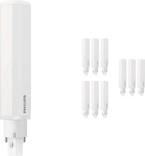 Voordeelpak 10x Philips Corepro PL-C LED - 830 Warm Wit | Vervangt