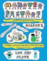 Kindergarten Homework Sheets (Cut and paste Monster Factory - Volume 3)