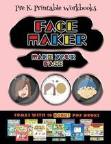 Pre K Printable Workbooks (Face Maker - Cut and Paste)