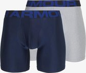 Under Armour UA Tech 6in 2 Pack Heren Sportonderbroek - Maat L