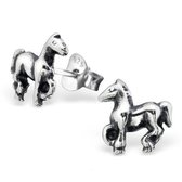 Aramat jewels ® - 925 sterling zilveren oorbellen paard