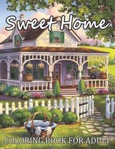 Sweet Home Coloring Book For Adult