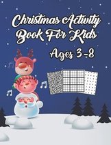 Christmas Activity Book for Kids Age 3-8