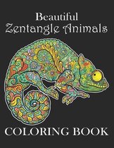 Beautiful Zentangle Animals Coloring Book