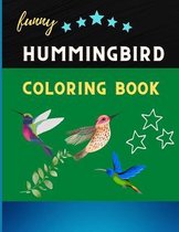 Funny hummingbird coloring book