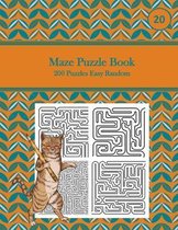 Maze Puzzle Book, 200 Puzzles Easy Random, 20