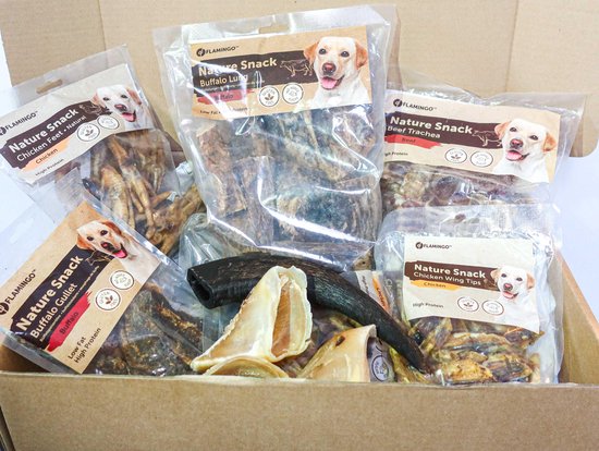 Mand Vereniging majoor Verrassingspakket voor honden met verschillende natuurlijke, gezonde snacks  | bol.com