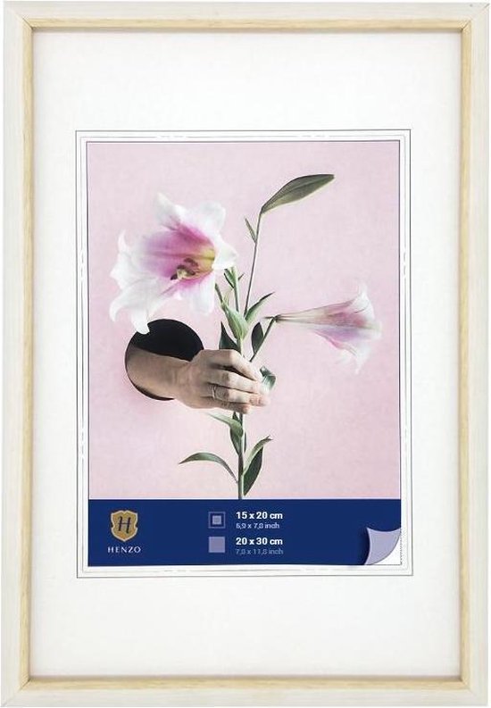 Fotolijst - Henzo - Lily - Fotomaat 20x30 cm - Wit