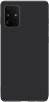 Samsung Galaxy Note 20 silicone zwart hoesje