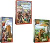 Afbeelding van het spelletje Spellenbundel - 3 stuks - Carcassonne Uitbreidingen - Het Circus & De Toren & Jagers en Verzamelaars