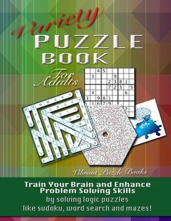 Variety Puzzle Book For Adults, Vibrant Puzzle Books 9781632273024