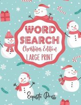 Word Search Christmas Edition (Large Print)