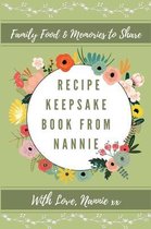 Recipe Keepsake Book- Recipe Keepsake Book From Nannie