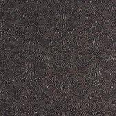 Ambiente Elegance Dark Grey papieren servetten