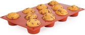 Pavoni Formaflex moule en silicone 11 mini muffins