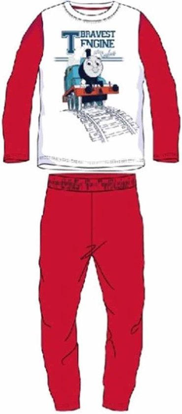 Thomas de Trein pyjama - rood - maat 98 | bol.com