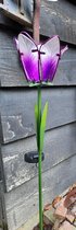 LuxForm Tulip Flower solar tulp bloem tuinverlichting op zonne-energie