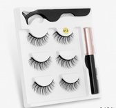 Set wimpers met magnetische EyEliner - set van 3 stuks