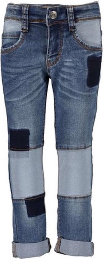 Blue Seven - spijkerbroek met patches - maat 92 | bol.com
