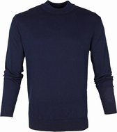 Suitable Katoen Turtle Pullover Donkerblauw - maat L