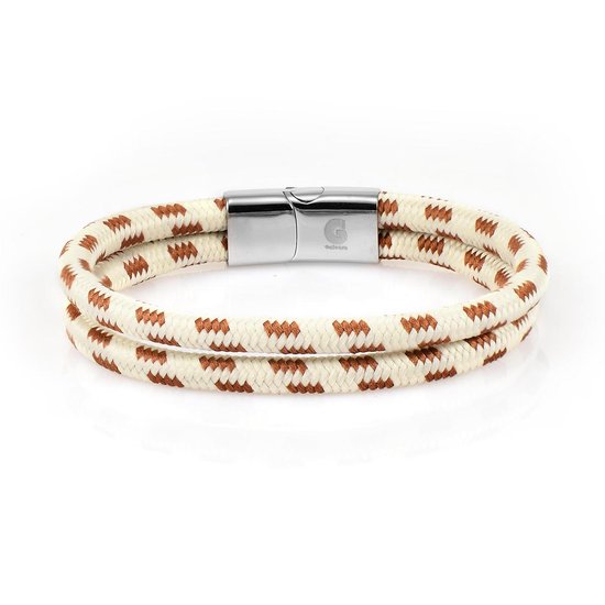 Bracelet Homme Corde Sable Femme Homme 18.5cm Galeara Design NOA