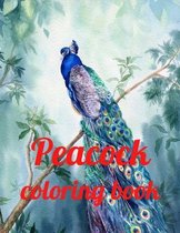 Peacock coloring book