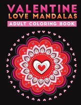 valentine love mandalas adult coloring book