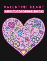 valentine heart adult coloring book