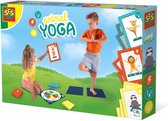 SES - Animal yoga - Yoga voor kinderen - inclusief yoga matjes, spinner bord en  27 kinderyoga kaarten