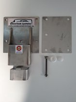 Doorlock Containerslot inclusief bevestigingsmateriaal (exclusief slot)