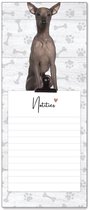 Notitieboek Hond: Peruaanse Naakthond