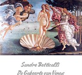 Allernieuwste Canvas Schilderij Sandro Botticelli De Geboorte van Venus - kunstwerk - Woonkamer - Poster - 60 x 90 cm - Kleur