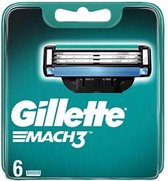 Gillette Mach3 Scheermesjes Voor Mannen, 6 Navulmesjes