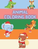 Animal Coloring Book: For Girls & Boys Aged 3-8