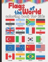 Flags of the World Coloring Book for Kids