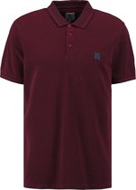Garcia merlot rode slim fit polo - Maat M