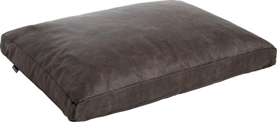 Maxxnobel Hondenkussen - Lederlook - S - 80 x 55 cm - Olijf