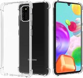 Samsung A41 Bumpercase/ Antishock Hoesje Transparant