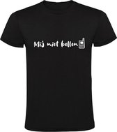 Mij niet bellen Heren t-shirt | Chateau Meiland | Martien Meiland | wijnen | grappig | gezeik | cadeau | Zwart