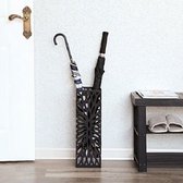 iBella Living - Paraplubak - Met wateropvangbak - Design - 49cm - Zwart
