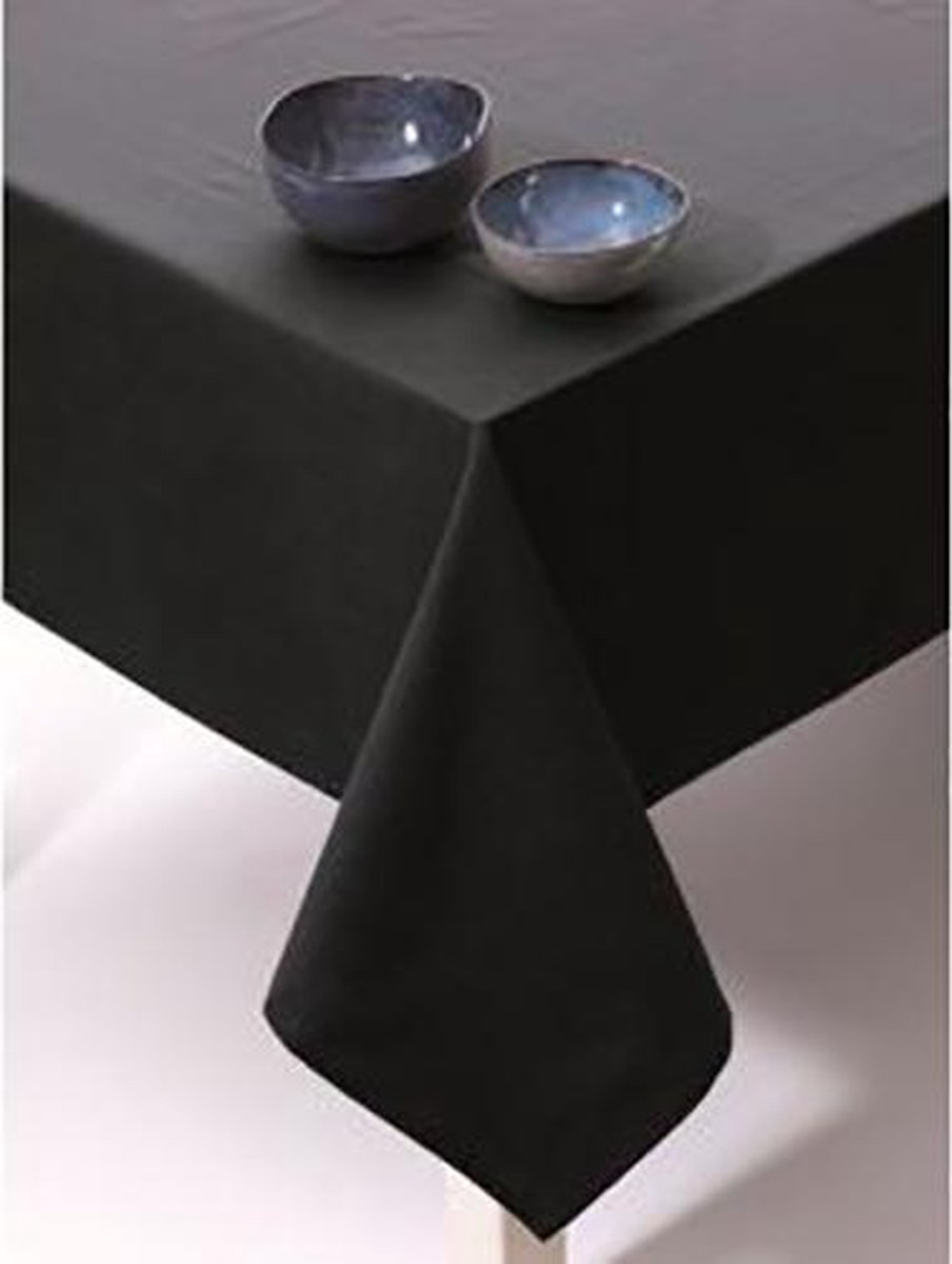 Tafelkleed  Tint  Basic Uni  170X300 BLACK