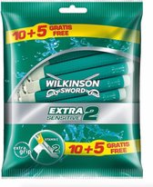 Wilkinson Sword Extra 2 Sensitive - 15 stuks - Scheermesjes