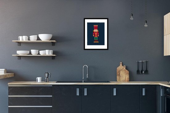 Illustration de Noël d'un casse-noix 30x40 cm - petit