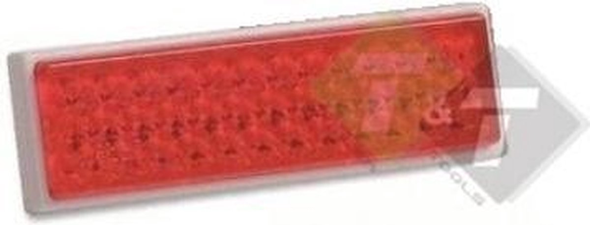 Reflector Rood, 72mm x 22mm