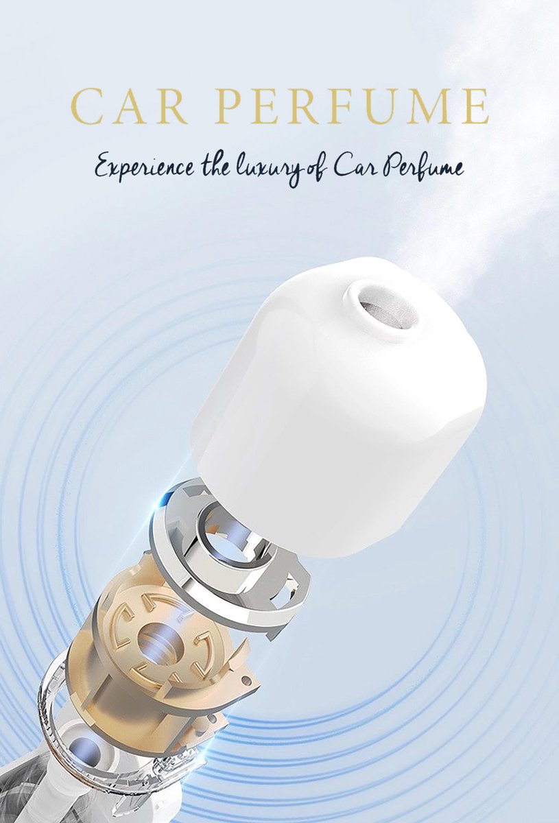 CarPerfume® Aroma Diffuser - Auto accessoires - Auto Parfum -  Geurverfrisser 