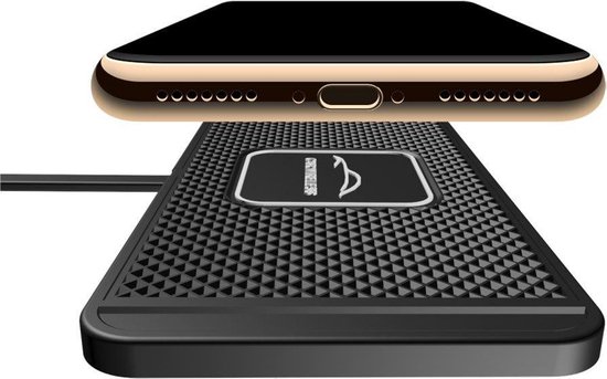 Draadloze Oplader Auto Snel Lader Voor Iphone Auto Opladen Pad Voor Samsung  Apple Dock... | bol.com