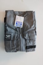 Wenaas - Professioneel Gereedschapsvest | Werkvest | Toolvest - Polykatoen 245g/m2 - Grijs/zwart